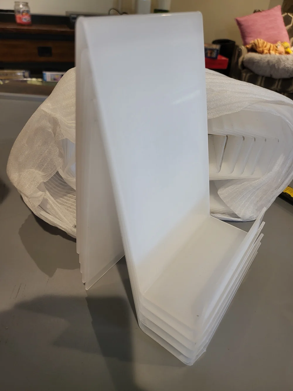 NEW 10-Pack Acrylic Book Display Stands 6